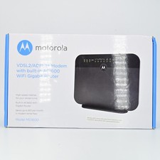 Modem Motorola MD1600 VDSL2/ADSL2+ e Roteador Gigabit AC1600 WiFi - Preto comprar usado  Enviando para Brazil