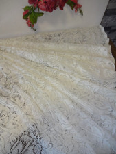 Tablecloth ivory round for sale  DUDLEY
