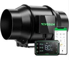 VIVOSUN AeroZesh G6 6" 388 CFM ventilador de duto em linha E42A controlador de velocidade GrowHub comprar usado  Enviando para Brazil
