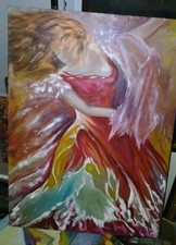 Tableau huile toile d'occasion Tableau huile toile d'occasion  Bardos