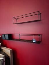 Black floating shelves for sale  ROTHERHAM