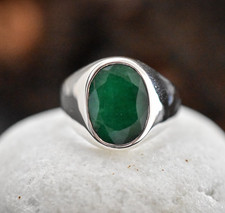 Natural emerald ring for sale  GLASGOW
