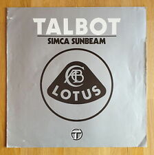 Lotus talbot simca gebraucht kaufen  Stuttgart