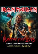 Iron maiden poster d'occasion  Chailly-en-Bière