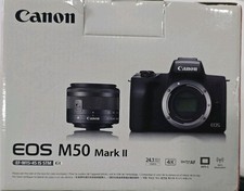 SLR digital Canon EOS M50 Mark II sem espelho 4K com alça EXCELENTE ESTADO  comprar usado SLR digital Canon EOS M50 Mark II sem espelho 4K com alça EXCELENTE ESTADO  comprar usado  Enviando para Brazil