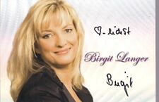 Autogramm birgit langer gebraucht kaufen  Berlin