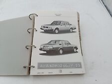 Manuale officina alfa usato  Novara
