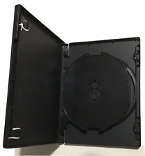 1 Black Triple Disc DVD Case - Standard Size - 14mm - Three 3 DVDs - Hinged Tray comprar usado  Enviando para Brazil