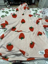 Primark strawberry hooded for sale  LITTLEHAMPTON