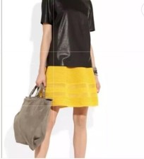 Alexander Wang Emile cinza camurça bolsa grande estampa animal acabamento tiracolo R. $1250 comprar usado  Enviando para Brazil