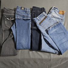 Lote de 5 jeans azuis revendedor de várias marcas e tamanhos comprar usado  Enviando para Brazil