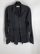 Camisa social masculina manga longa gola Chevron cinza Emporio Armani tamanho M, usado comprar usado  Enviando para Brazil
