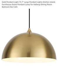 Gold pendant light for sale  Fresno