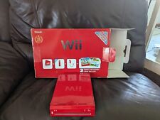 Console Nintendo Wii vermelho Mario edição de 25º aniversário na caixa Wii esportes! comprar usado  Enviando para Brazil