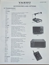 Yaesu accessories optioms for sale  Acton