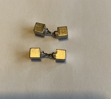 Square cube cufflinks for sale  HARROW