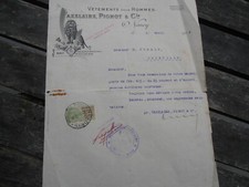 Facture ancienne vaxelaire d'occasion  Étain