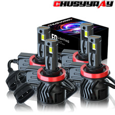 4Pcs For Pontiac G6 2005-2010 LED Headlight Bulbs Kit H9+H11 High Low Beam 6000K, usado comprar usado  Enviando para Brazil