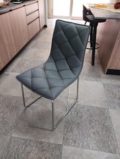 Sedie pelle grigio usato  Modica