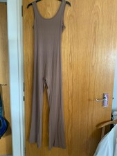 Brown jumpsuit size for sale  LONDON