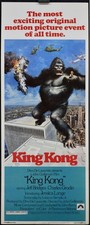 King Kong 1976 ORIGINAL 14X36 PÔSTER FILME ROLADO JEFF BRIDGES JESSICA LANG comprar usado  Enviando para Brazil