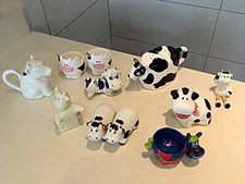 Cow ornaments nine for sale  BROMLEY