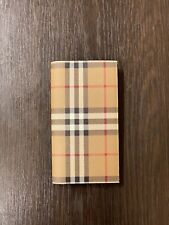 Nova Carteira Continental Burberry Vintage Check e Couro, usado comprar usado  Enviando para Brazil