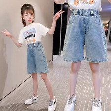 Usado, Roupas infantis femininas grandes infantis shorts jeans verão meninas calças soltas comprar usado  Enviando para Brazil