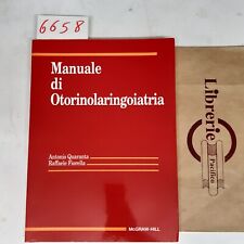 Quaranta. manuale otorinolarin usato  Napoli