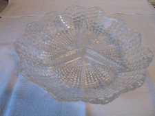 Glasschale rund fächer gebraucht kaufen  Hof