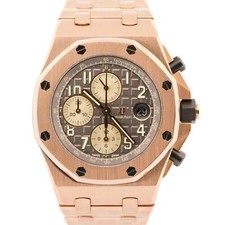 PERFEITO ESTADO Audemars Piguet Royal Oak Offshore TIJOLO OURO ROSA 18K CINZA 42mm 26470OU comprar usado  Enviando para Brazil