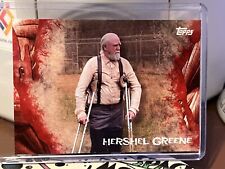 Tarjeta de caja de supervivencia Topps Walking Dead Hershel Greene rara como nueva nueva segunda mano  Embacar hacia Argentina