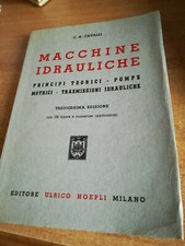 Hoepli macchine idrauliche usato  Vignate