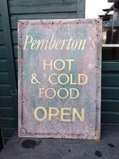 Vintage wooden advertising for sale  ROSSENDALE
