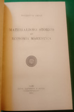 Croce benedetto materialismo usato  Roma