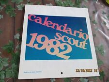 Calendario scout 1982 usato  Italia