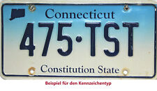 Plaque D'Immatriculation Connecticut Blue Fade Original US, usado comprar usado  Enviando para Brazil