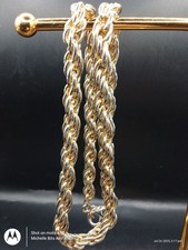 Gold tone thick for sale  LONDON