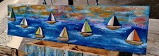 Pannello regata barche usato  San Giorgio a Cremano