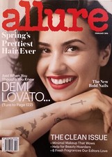 DEMI LOVATO February 2016 ALLURE Magazine SPRING'S PRETTIEST HAIR EVER comprar usado  Enviando para Brazil