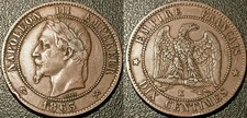 Napoléon iii centimes d'occasion  Gallardon