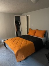 Hillsdale Móveis Willow Nailhead acabamento estofado Bed-Carvão, Rainha comprar usado  Enviando para Brazil