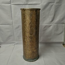 Vintage embossed brass for sale  WORTHING