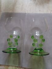 Weingläser grün glas gebraucht kaufen  Neu-Isenburg