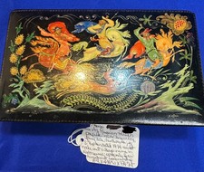 Russian palekh handpainted for sale  Houston
