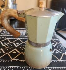 Fogão Gnali & Zani Vintage Moka Pot Expresso Maker Turquesa Italiana comprar usado  Enviando para Brazil