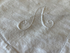 French linen hand for sale  ISLE OF LEWIS