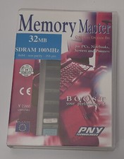 PNY Memory Master 32MB SD-RAM 100MHz (retro, NOS, 1998), używany na sprzedaż  PL