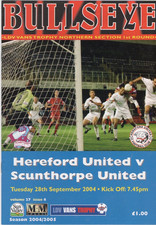 Hereford united scunthorpe for sale  LONDON