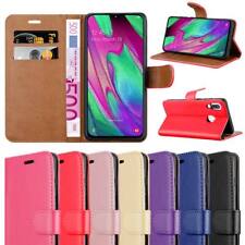Capa carteira de couro flip fólio suporte visão para telefone Samsung Galaxy A40 comprar usado  Enviando para Brazil